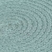 Placemats 4 st rond 38 cm katoen effen groen  4