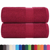 Gastendoekjes FROGN 2 st 30x50 cm 360 g/m&amp;sup2; bordeaux 2