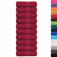 Gastendoekjes FROGN 10 st 30x50 cm 360 g/m&amp;sup2; bordeaux 2