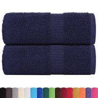 Gastendoekjes FROGN 2 st 30x50 cm 360 g/m&amp;sup2; marineblauw 2