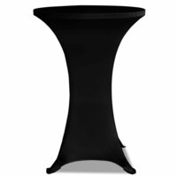 Statafelhoes Stretch &amp;Oslash;70cm Zwart (2 stuks) 3