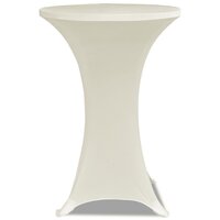 Statafelhoes Stretch &amp;Oslash;60cm Cr&amp;egrave;me (2 stuks) 3
