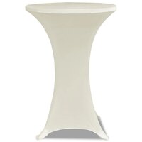 Statafelhoes Stretch &amp;Oslash;80cm Cr&amp;egrave;me (2 stuks) 3
