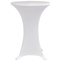 Statafelhoes 4 st stretch &amp;Oslash;80 cm wit 4