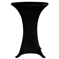 Statafelhoes 4 st stretch &amp;Oslash;70 cm zwart 4