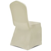 Stoelhoezen stretch cr&amp;egrave;me 100 st 4