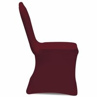 Stoelhoezen stretch 12 st bordeauxrood 5