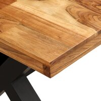 Eettafelset massief acacia- en mangohout 7-delig 7