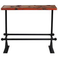 5-delige Barset massief gerecycled hout meerkleurig 3