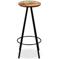 Barset massief gerecycled hout 3-delig 8