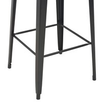 3-delige Barset staal zwart 6