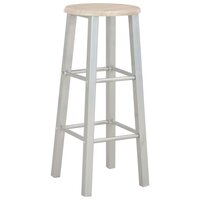 3-delige Barset hout en staal 6