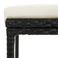 3-delige Barset poly rattan zwart 7