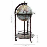 Globebar eucalyptushout blauw 8