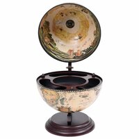 Globebar tafelmodel eucalyptushout wit 4