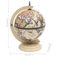 Globebar tafelmodel eucalyptushout wit 8