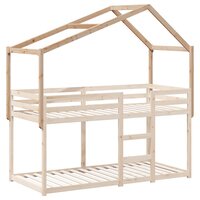 Kinderbedhuisje 213x85,5x144,5 cm massief grenenhout 3