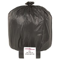 Vuilniszakken 250 st 35 l zwart 3
