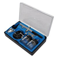 Airbrush Compressorset met 3 pistolen  3
