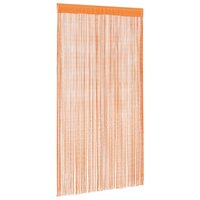 Koordgordijnen 2 st 140x250 cm oranje 3