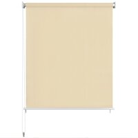 Rolgordijn voor buiten 125(B)x140(H) cm cr&amp;egrave;mekleurig 2