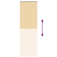 Rolgordijn verduisterend 65x210cm stofbreedte 60,7 cm polyester 5