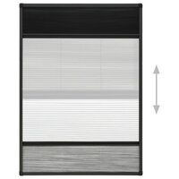Raamhor pliss&amp;eacute; met verduistering 80x120 cm aluminium 4