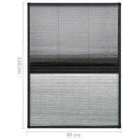 Raamhor pliss&amp;eacute; met verduistering 80x120 cm aluminium 7
