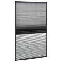 Raamhor pliss&amp;eacute; met verduistering 80x160 cm aluminium 3