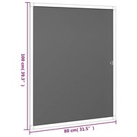 Raamhor 80x100 cm wit 8