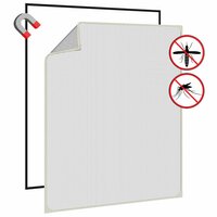 Insectenhor voor ramen magnetisch 100x120 cm wit 4