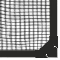 Insectenhor voor ramen magnetisch 130x150 cm antracietkleurig 5