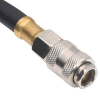Luchtslang hybride 0,6&amp;apos;&amp;apos; 5 m rubber en PVC zwart 5
