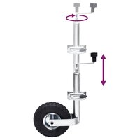 Neuswiel met 2 staanders en 3 spanklemmen 48 mm 3