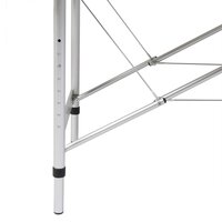 Inklapbare massagetafel 3 zones met aluminium frame (creme) 2