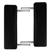 Inklapbare massagetafel 3 zones met aluminium frame (zwart) 5