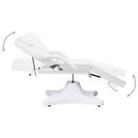 Massagetafel 180x62x(86,5-118) cm wit 3