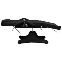 Massagetafel 180x62x(86,5-118) cm zwart 4