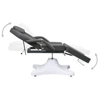 Massagetafel 180x62x(86,5-118) cm grijs 3