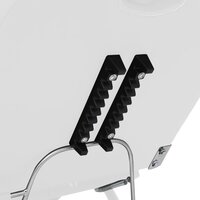 Behandelstoel 180x62x78 cm kunstleer wit 6