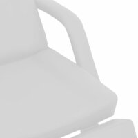 Behandelstoel 180x62x78 cm kunstleer wit 7