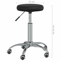 Massagekruk kunstleer zwart 7