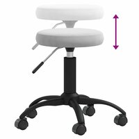 Massagekruk fluweel lichtgrijs 4