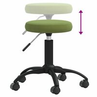 Massagekruk fluweel lichtgroen 4