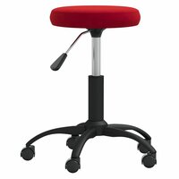 Massagekruk fluweel wijnrood 2