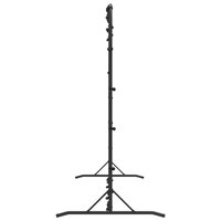 Voetbal rebounder 366x90x183 cm HDPE zwart 4
