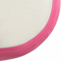 Gymnastiekmat met pomp opblaasbaar 60x100x15 cm PVC roze 8