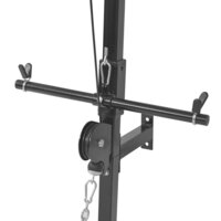 Home gym met 2 katrollen wandgemonteerd 5