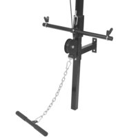Home gym met 2 katrollen wandgemonteerd 6