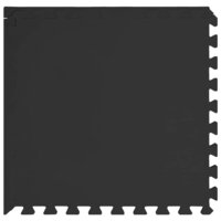 Vloermatten 40 pcs Zwart 14,4 m&amp;sup2; EVA Schuim 5